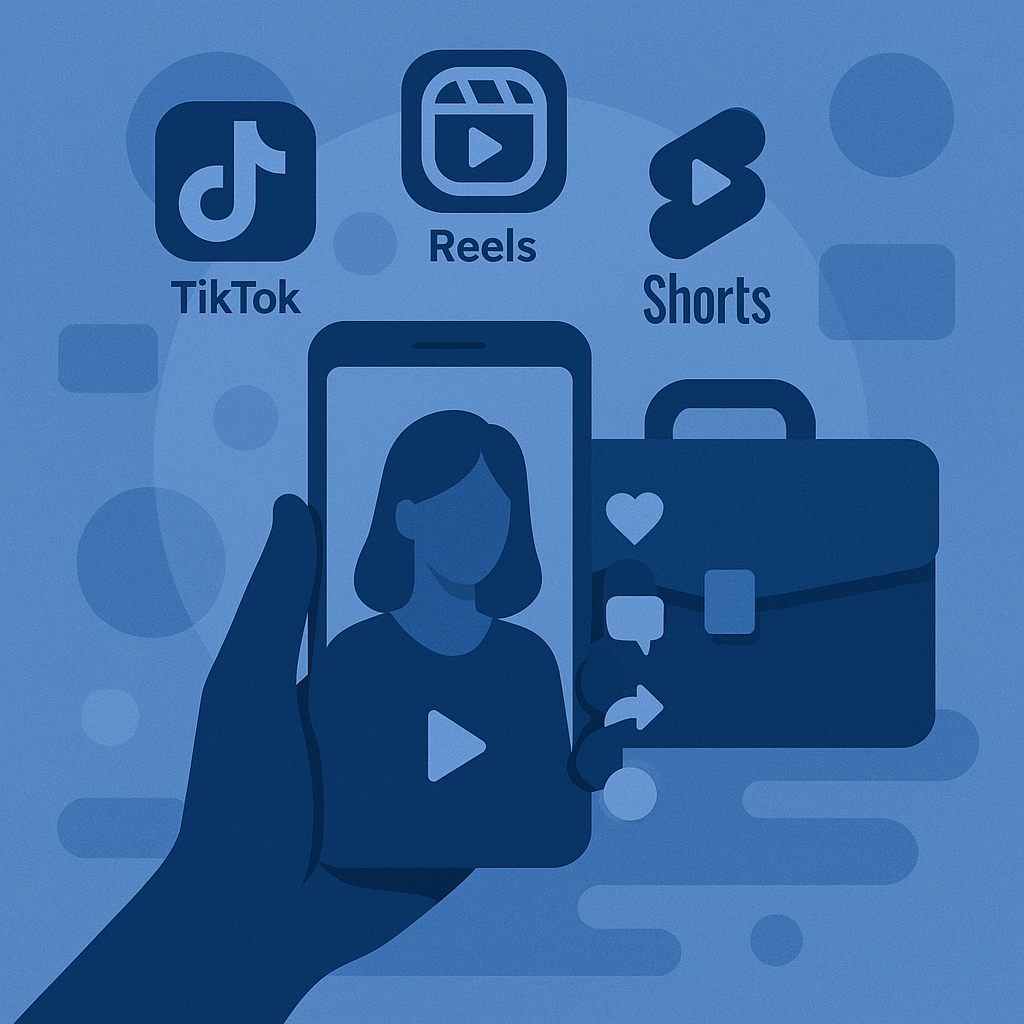 Съемка коротких видео в TikTok, Reels, Shorts для бизнеса