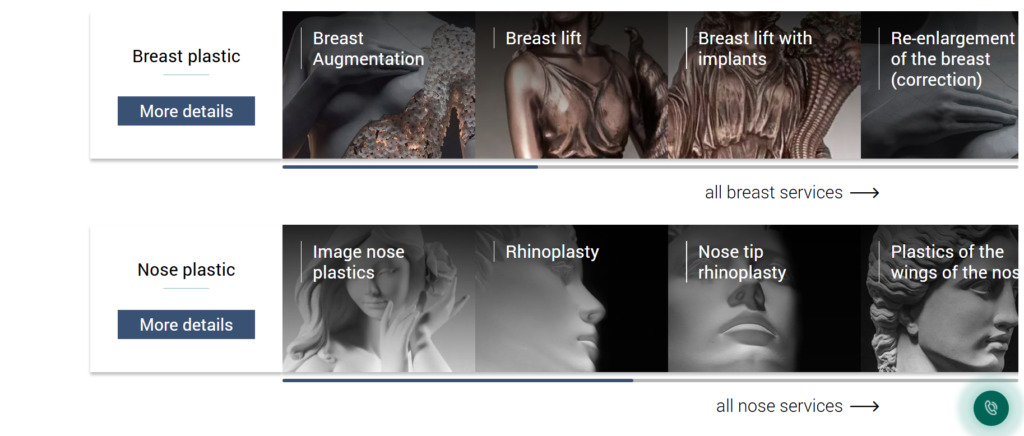 Creation of a website and logo for a plastic surgeon Andreykharkov.com