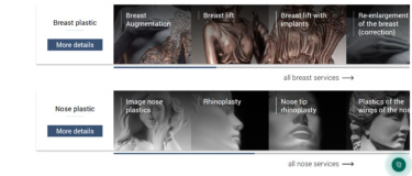 Creation of a website and logo for a plastic surgeon Andreykharkov.com