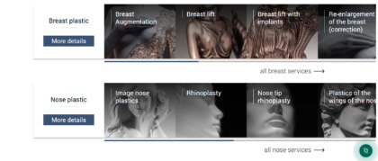 Creation of a website and logo for a plastic surgeon Andreykharkov.com